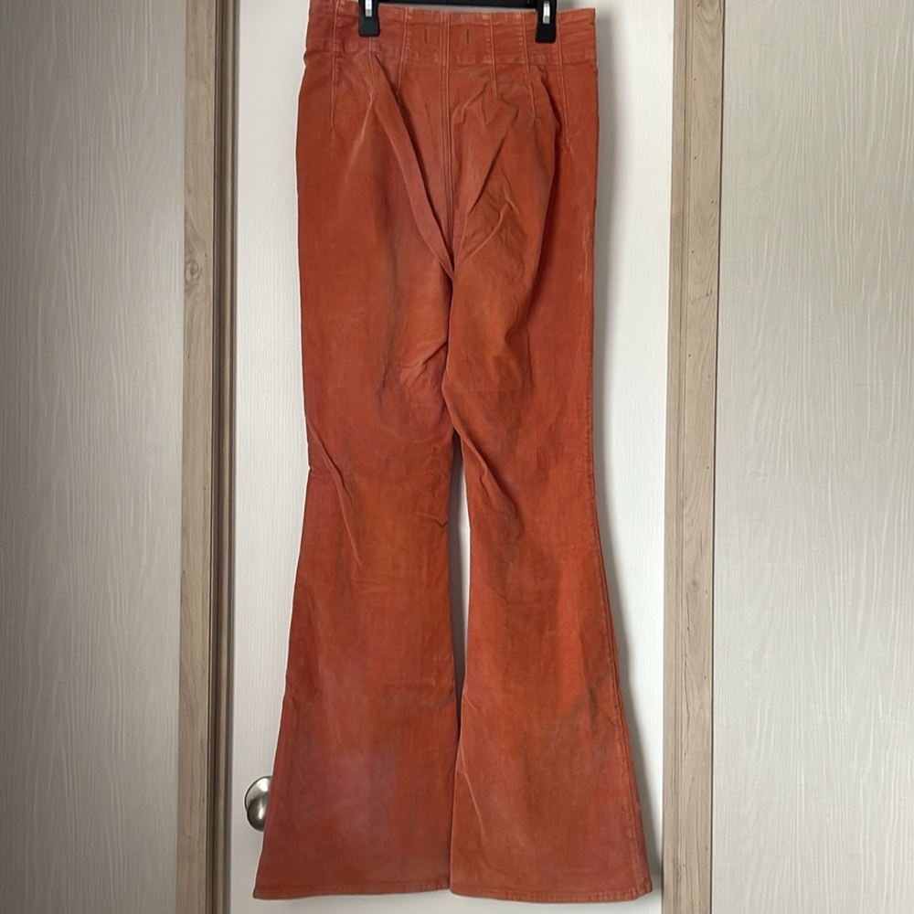 We The Free Rust/Orange Flare Corduroy Pants - Picture 8 of 16